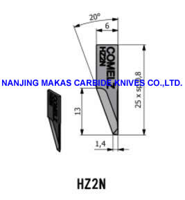Comelz HZ2N Oscillating Knife Blade, Comelz Blade HZ2N Comelz HZ2N Oscillating Knife Blade, Comelz Blade HZ2N